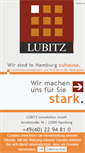 Mobile Screenshot of lubitz.com