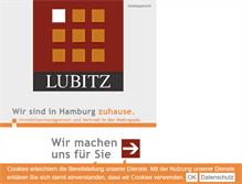 Tablet Screenshot of lubitz.com